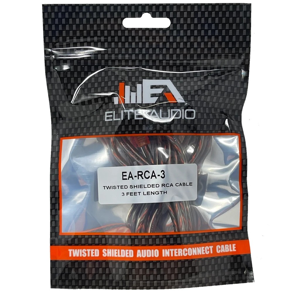 Eliote Audio 3' 2 Channel RCA Cable