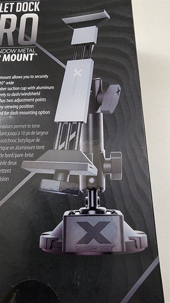 Bracketron BX15892 Heavy-Duty Tablet Dock Pro Window Clamp Mount