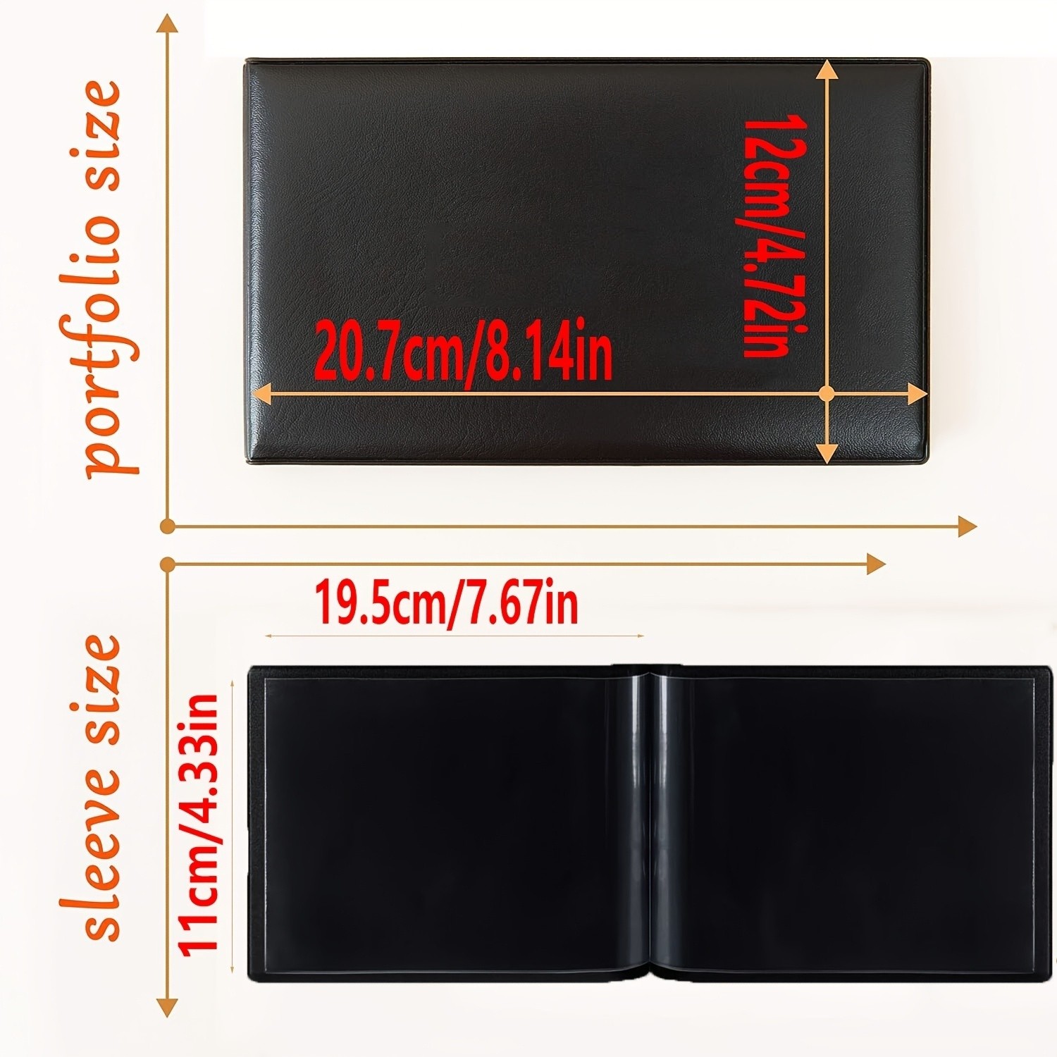 Premium Leather Banknote Collection Book 40 Pocket Currency Album Holder