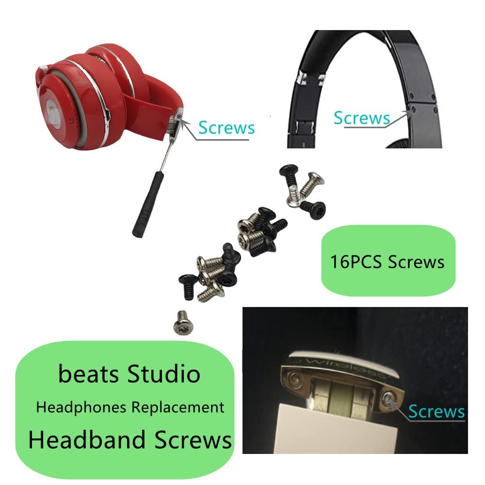 Studio 3 Headband Screws Replacement for Beats 3 Headband...