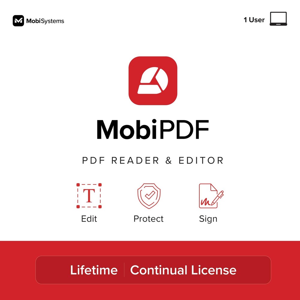 MobiPDF Lifetime - Professional PDF Editor for Windows | Edit, Sign & Convert...