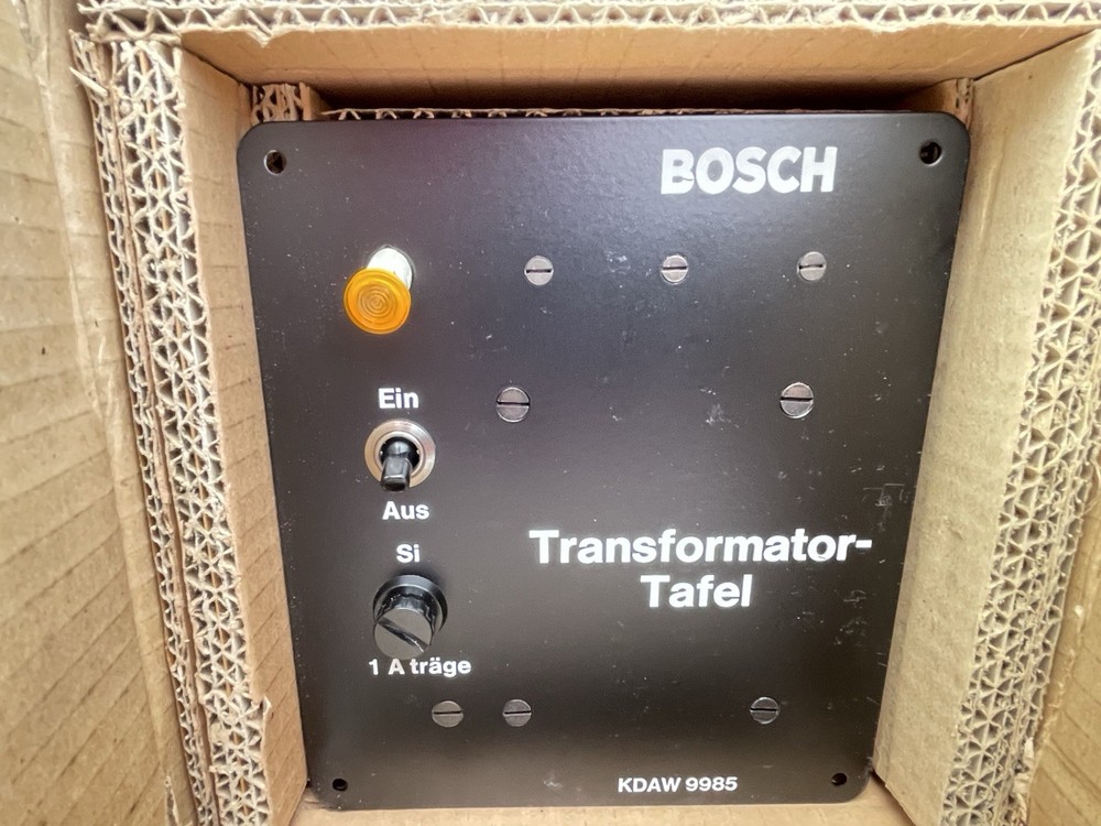 Bosch "Transformator-Tafel" (Transformer Panel) Model KDAW 9985