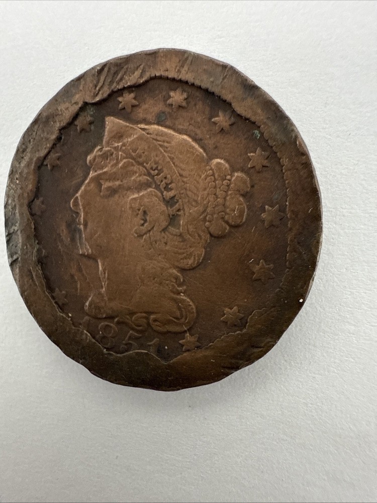 1851 Large Cent US Coin #10011