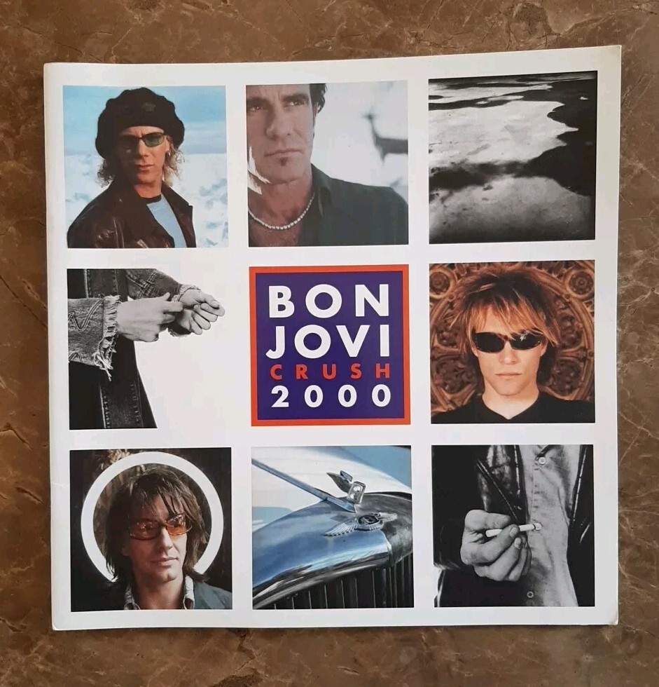 Bon Jovi 2000 Crush tour program book