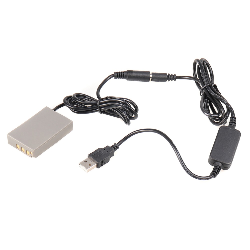 BLS-1 BLS-5 Dummy Battery DC Coupler+USB Cable for Olympus E-PL8 EPL-9 E-M10