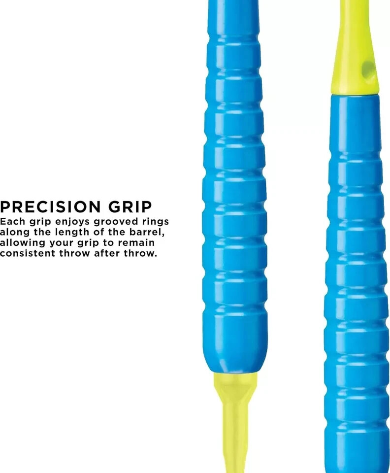 Viper V Glo Soft Tip Darts, Blue/Yellow, 18 Grams