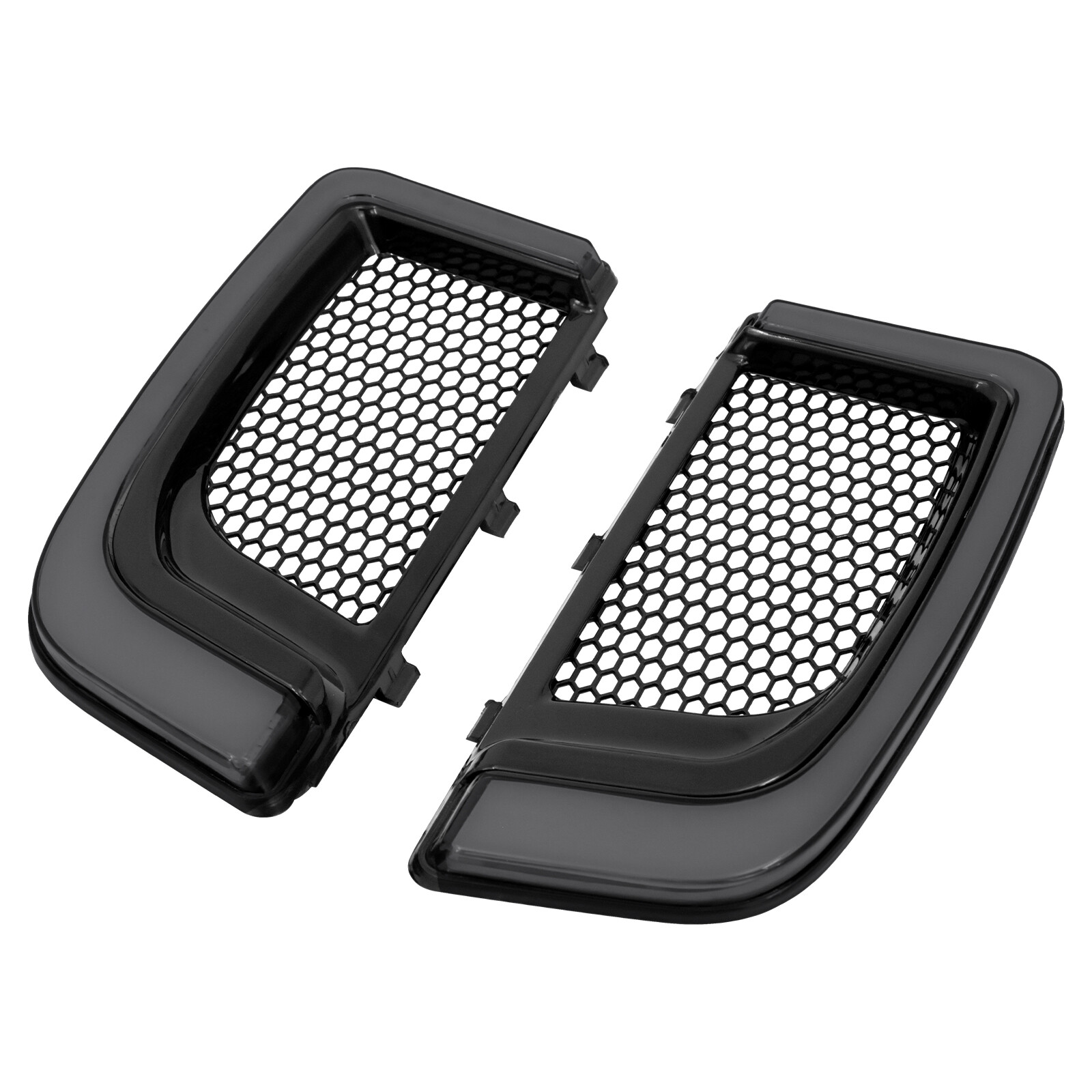 Fairing Lower Grills Turn Signal Runing LED Light For Harley Touring 2014-2022