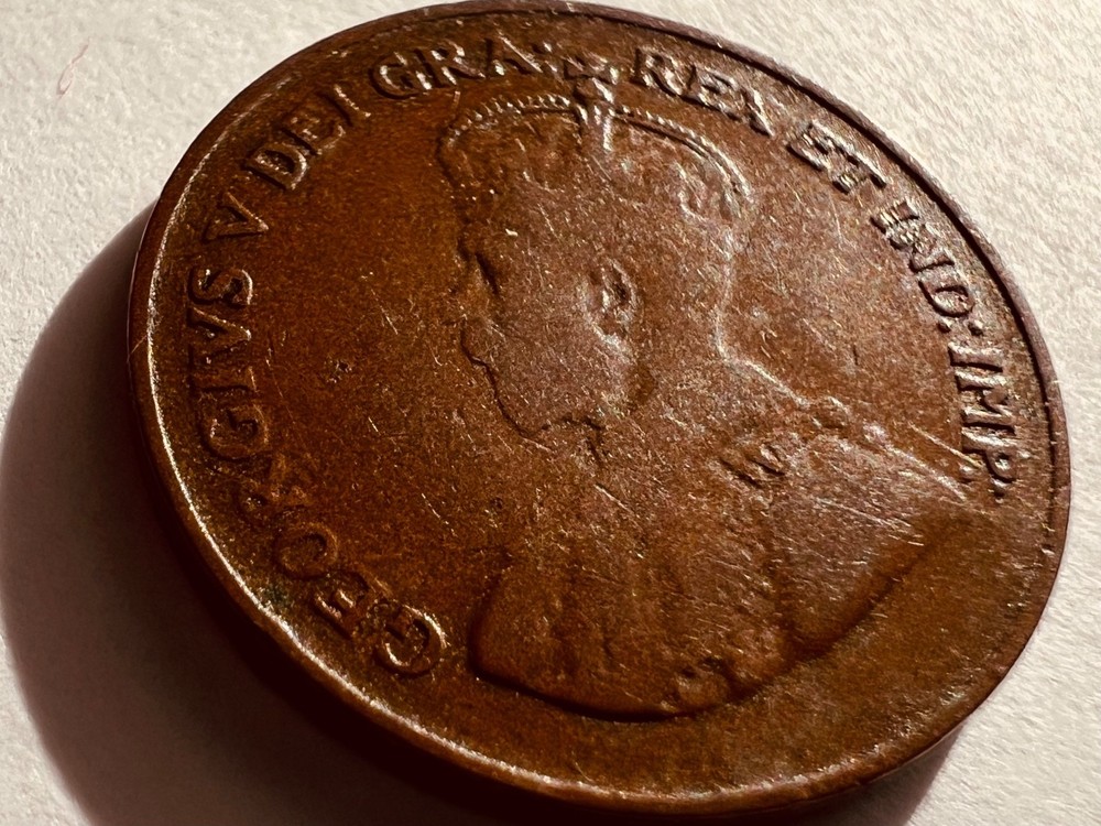 1920 Canada One Cent SMALL- Nice Coin VF CONDITION