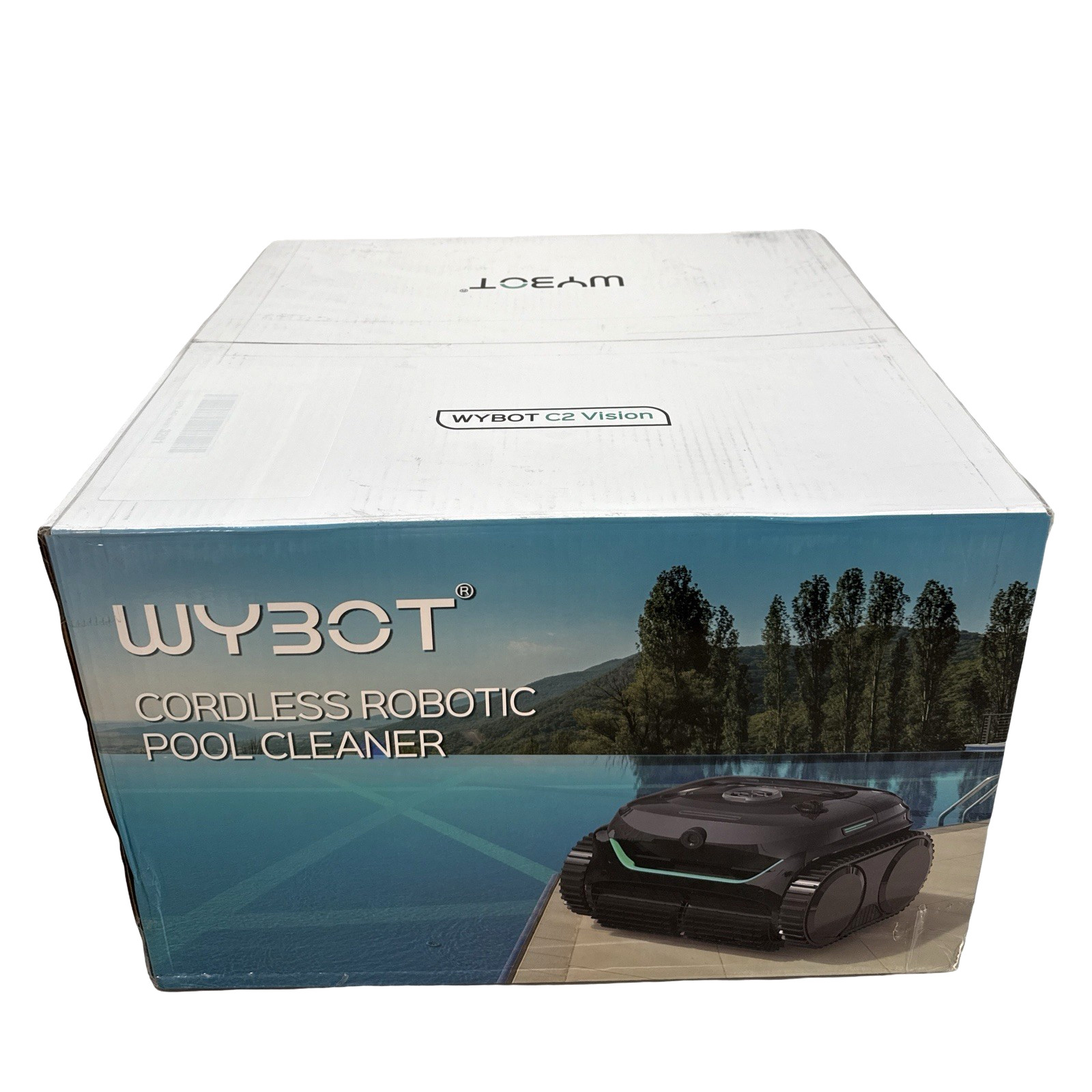 WYBOT C2 Vision Cordless Pool Cleaner Robot for Inground Pools with AI Camera
