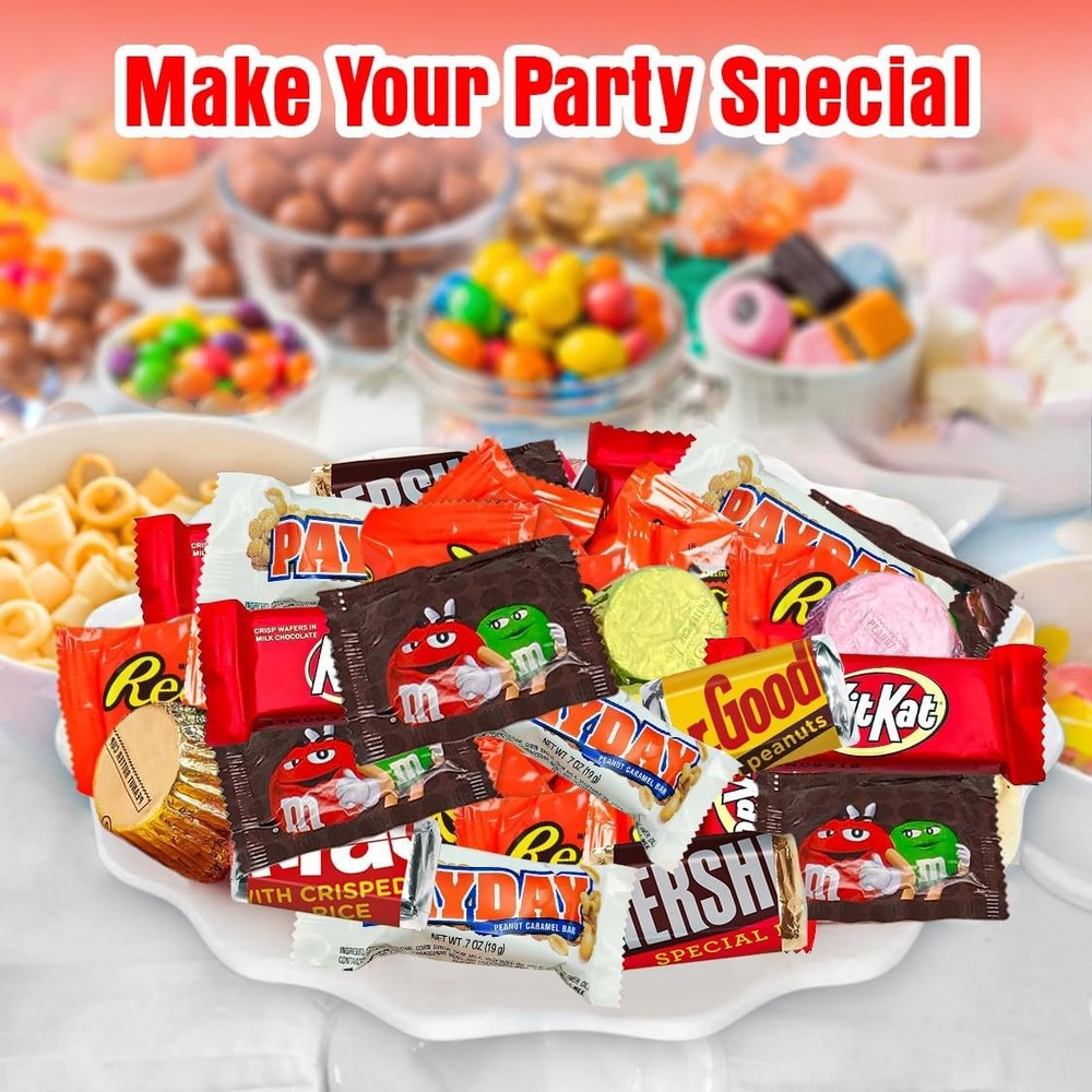 Assorted Chocolate Candy Variety Pack 2 lb – Bulk Individually Wrapped Chocol...