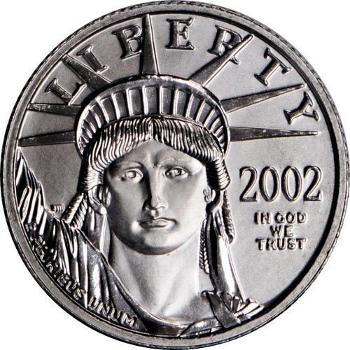 1/4 oz American Platinum Eagle Coin (Random Year, BU)