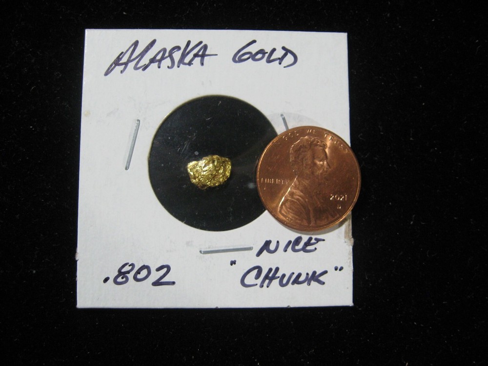 ALASKA GOLD NUGGET  .802 GRAM