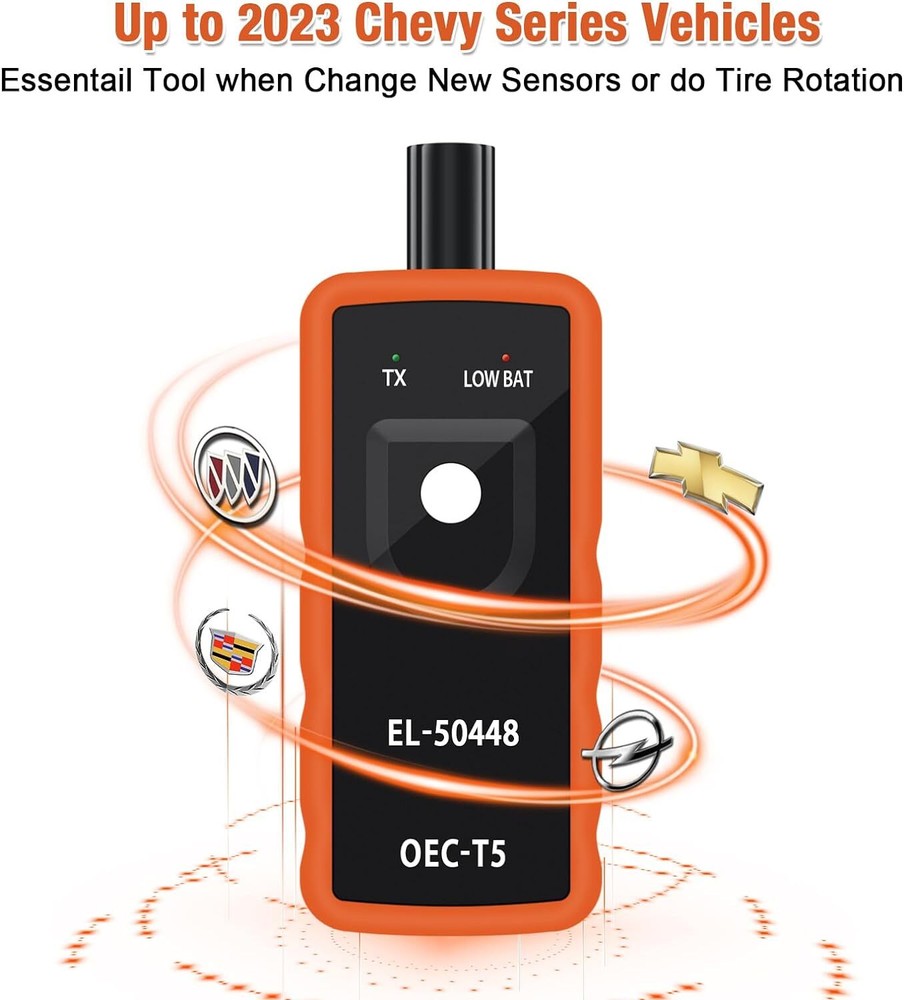 EL50448 TPMS Relearn Tire Sensor Pressure Monitor System Programming Activation