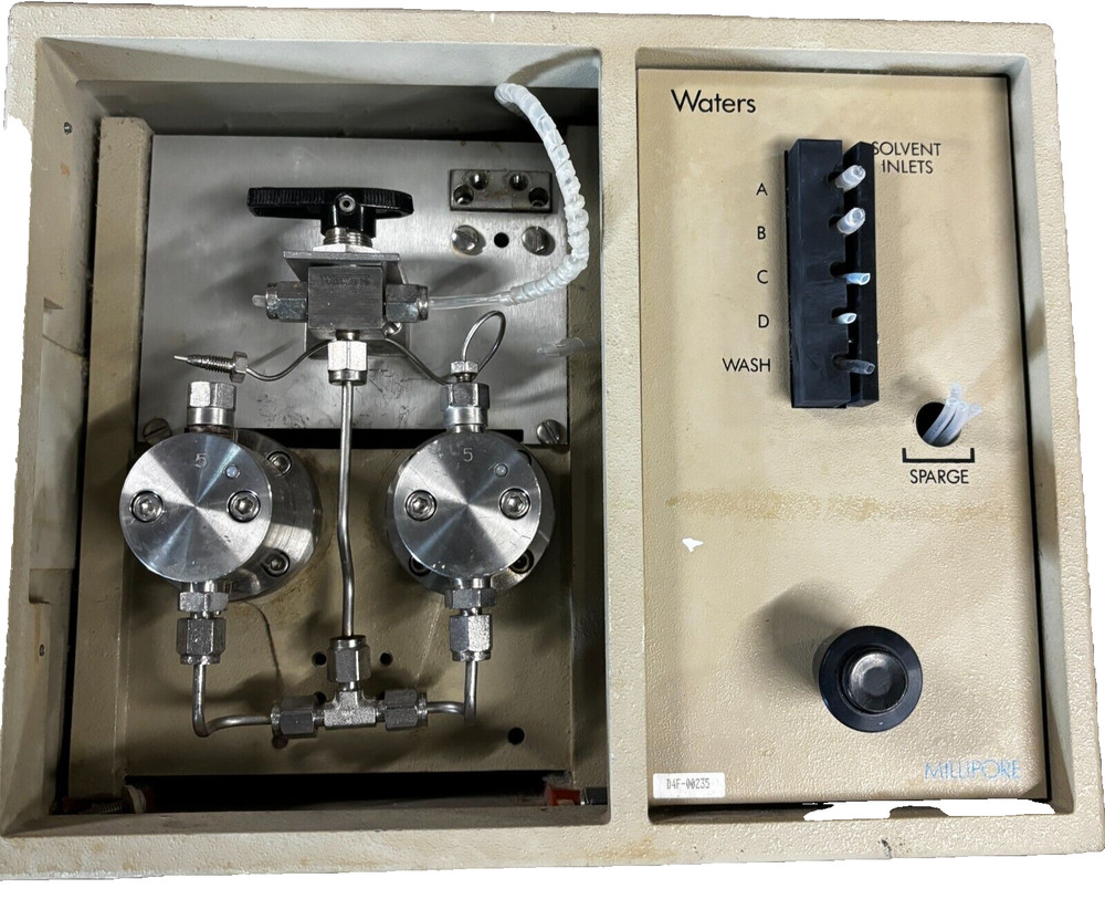 WATERS SOLVENT INLETS D4F-00235 HPLC SOLVENT DELIVERY PUMP MODULE MILLIPORE🎯