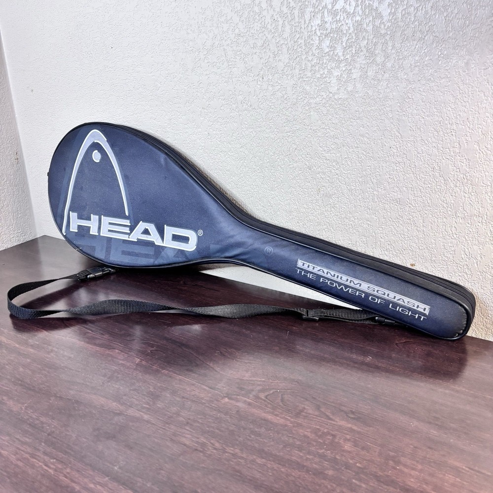 Head Ti 120 Powerzone System Titanium Squash Racket Racquet & Case