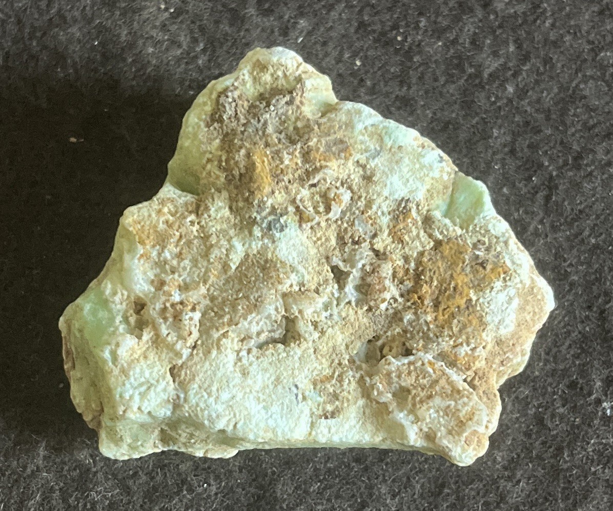 1 Tanzania Chrysoprase Rough Chunk 41grams 41x41x18mm 1.6x1.6x.7"