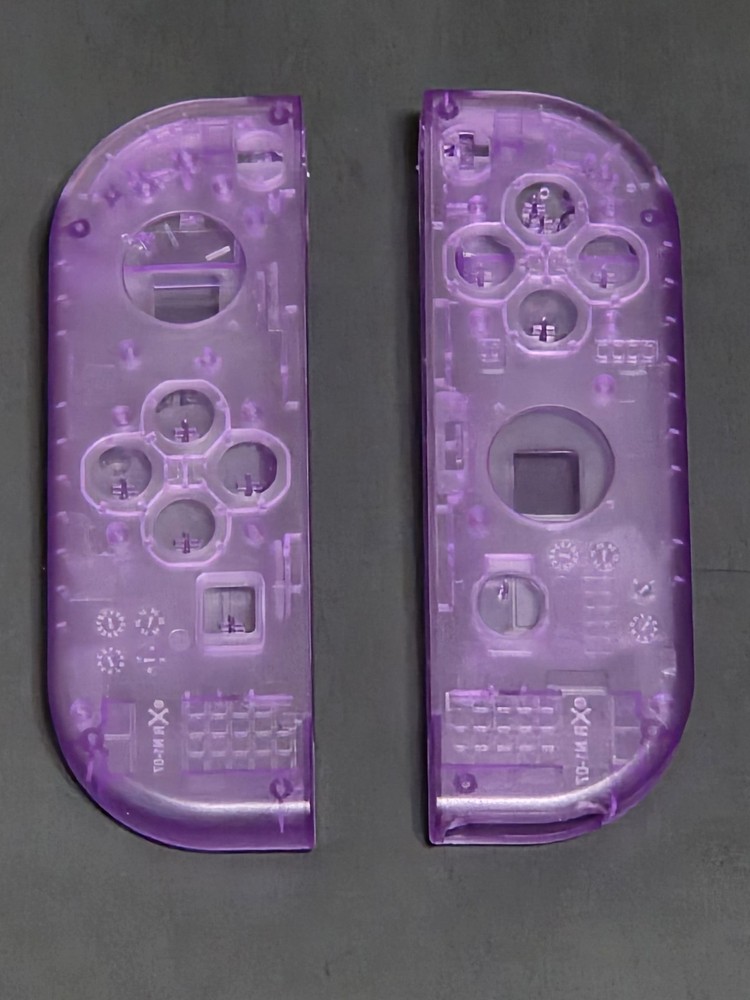 ExtremeRate Clear Purple Joy-Con Shells for Nintendo Switch – Shells Only
