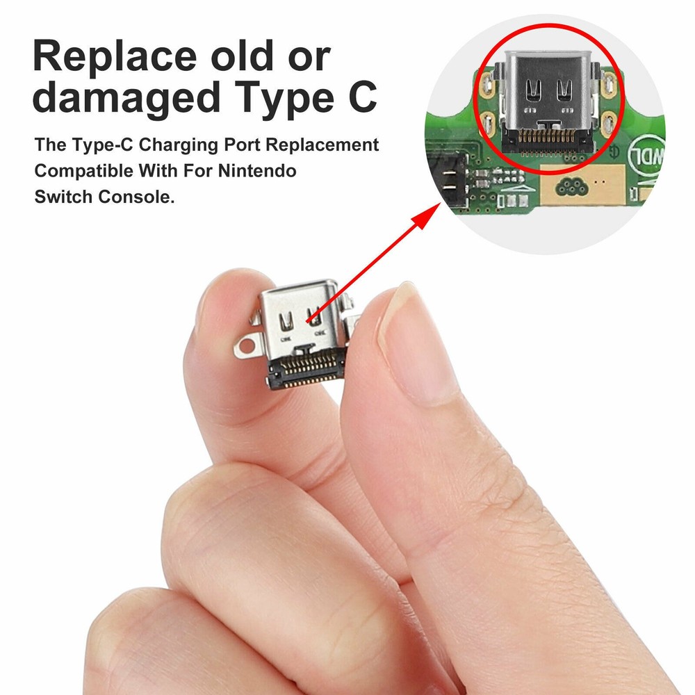 Replacement Type-C Charger Socket Charging Port For NS Nintendo Switch Console