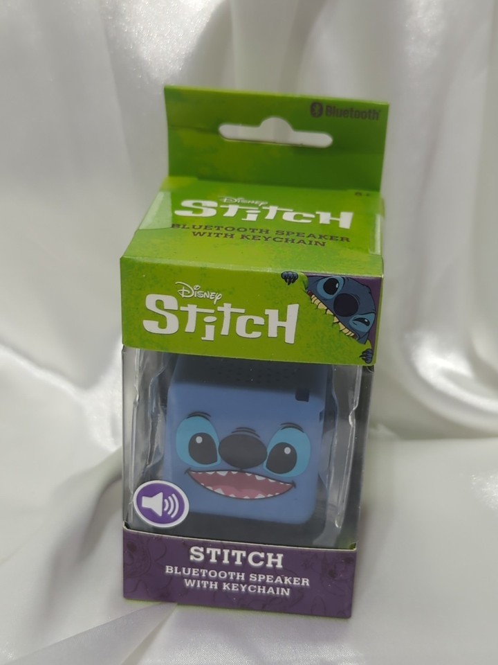 Stitch Bitty Boomers Bitty Box Bluetooth Speaker with Keychain Lilo Stitch 5B
