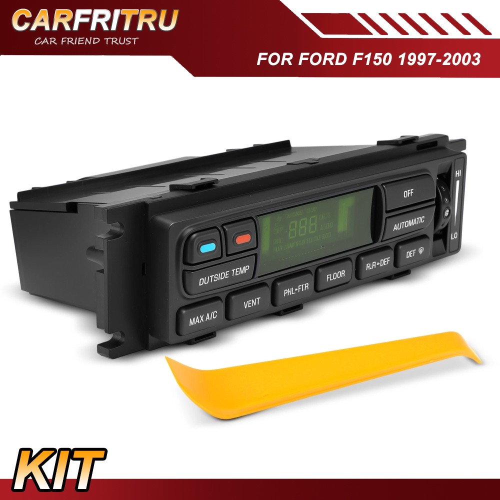for Ford F-150 1997-2003 A/C Climate Control Module with Automatic A/C Controls