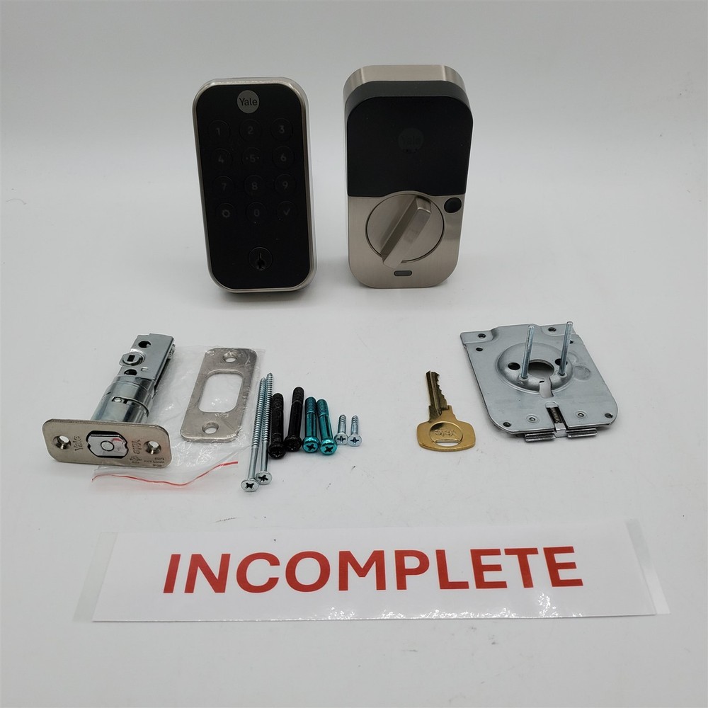 Yale Security Assure Lock 2 Touch, Satin Nickel Keyed Smart Entry Lock *READ*