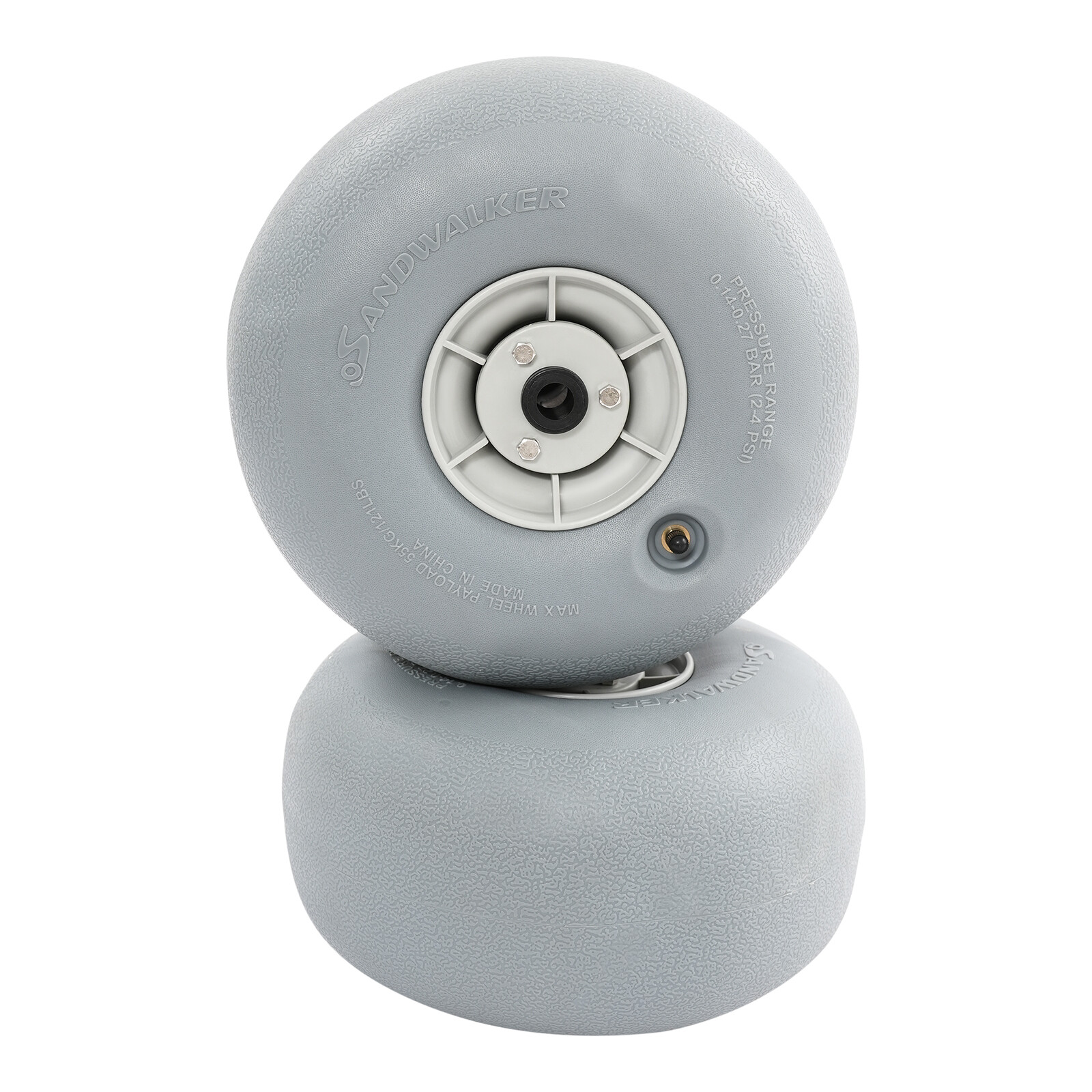 2 Pcs Inflatable Beach Sand Tires - 121 lbs Load Capacity for Carts