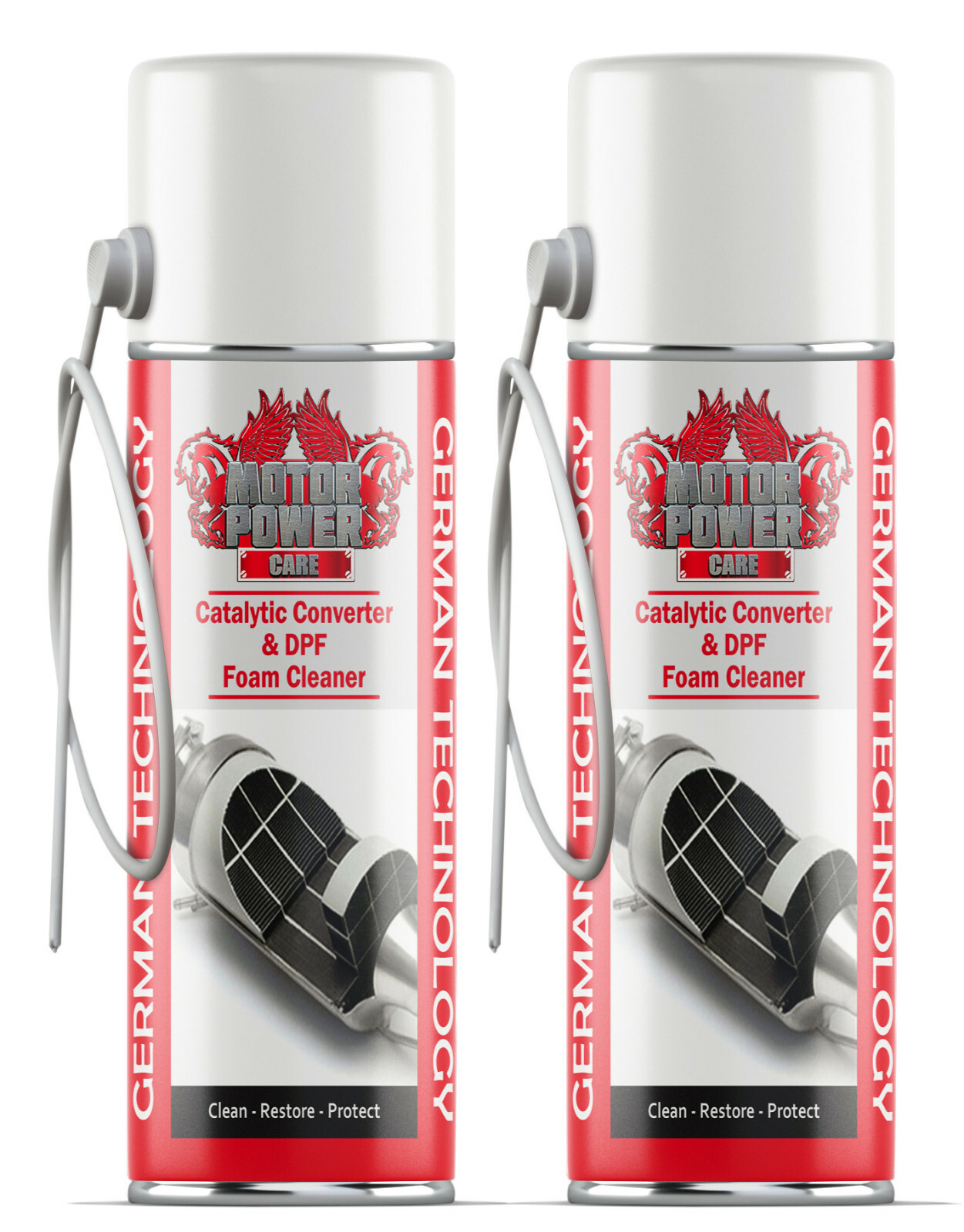 2 x cans Diesel Particulate Filter ( DPF ) Cleaner With Hose Foam cleaner