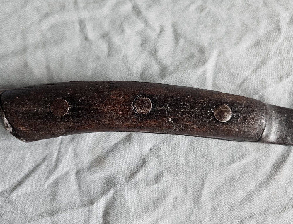 1920's antique Estwing UtilAx Trapper axe puller crate hammer 3 Rivet handle
