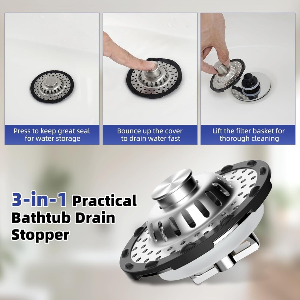 Square Shower Floor Drain 4 Inch Chrome