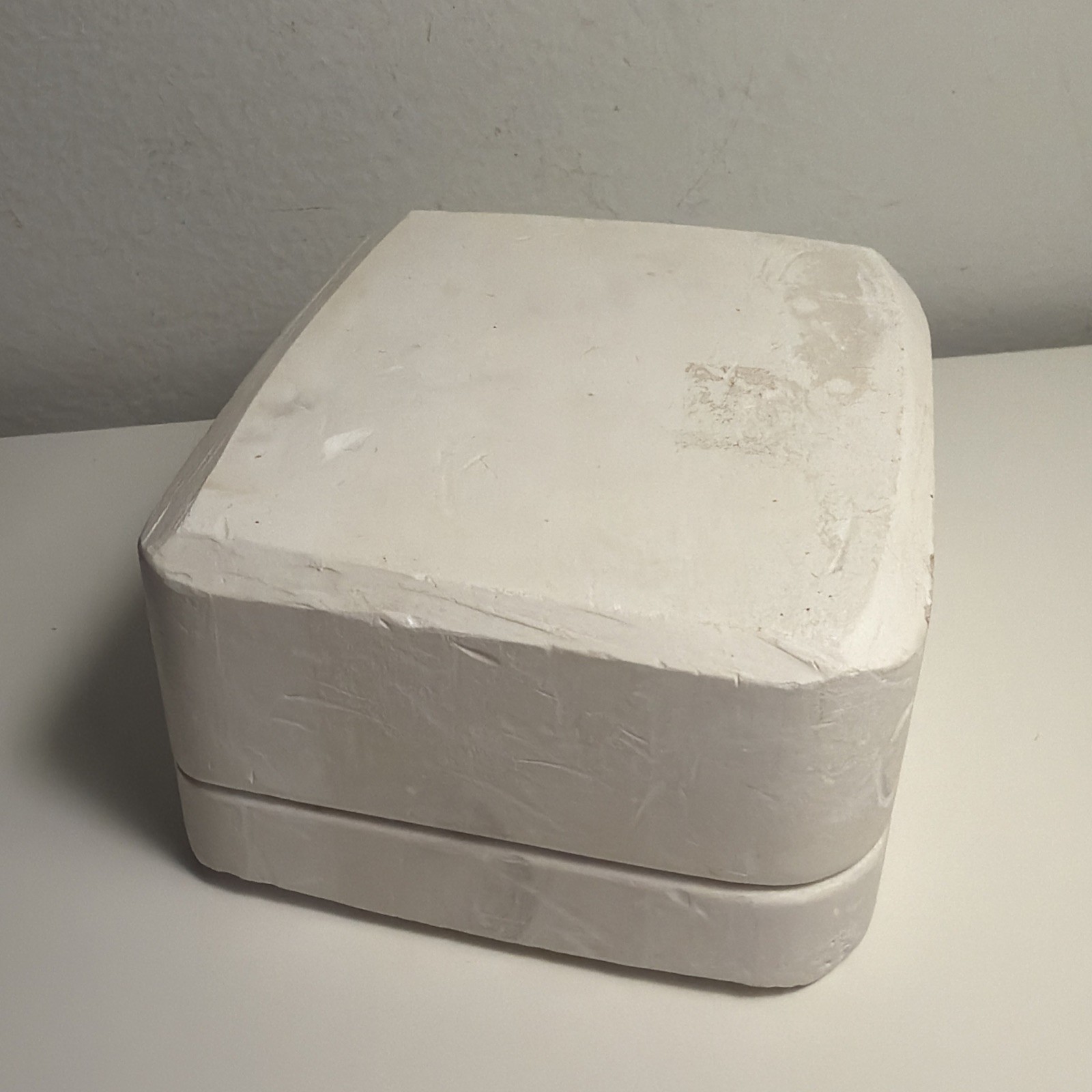 Vintage Ceramic Open Book Clay Pottery Mold X186 Slip Cast Plaster 4" Wide CIN