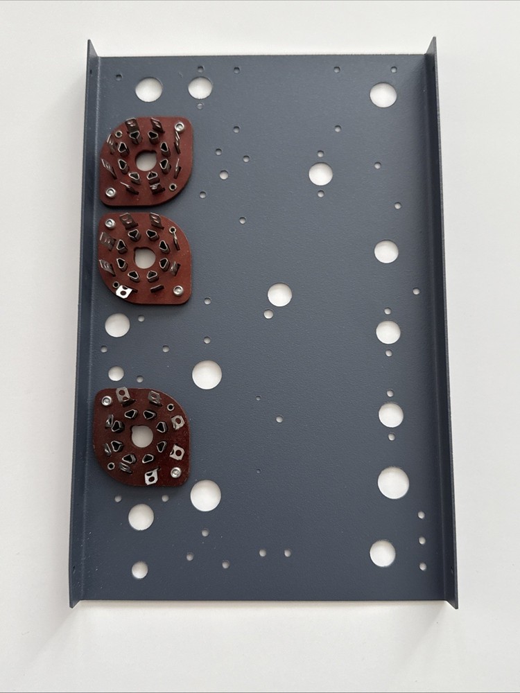 PARASET replica FRONT PANEL with 3 sockets BLUE