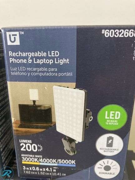 Utilitech Rechargeable Clip-on LED Light NEW IN BOX
