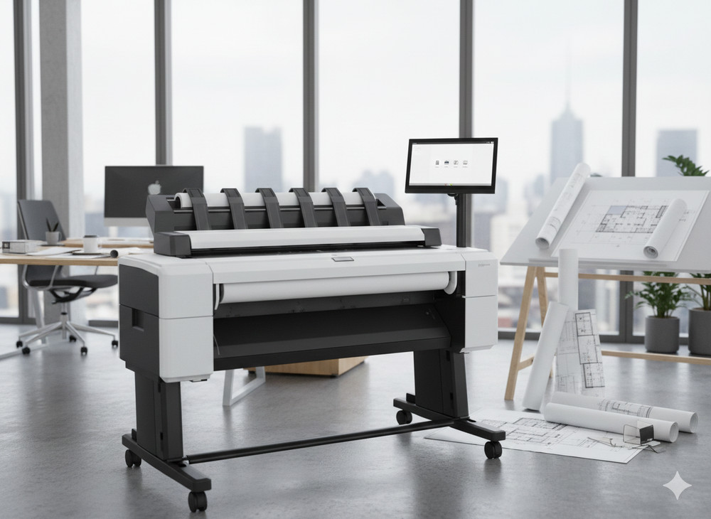 HP DesignJet T2600 PostScript Large Format Printer MFP 36" Scanner Engineer Plot