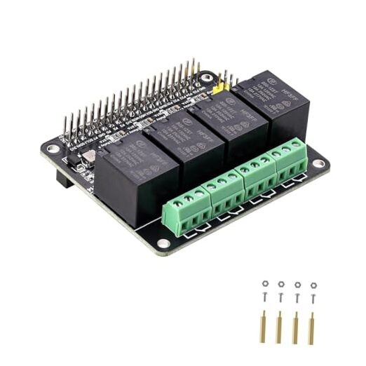 Single Board Computers 4-CH Relay HAT for Raspberry Pi - Optocoupler
