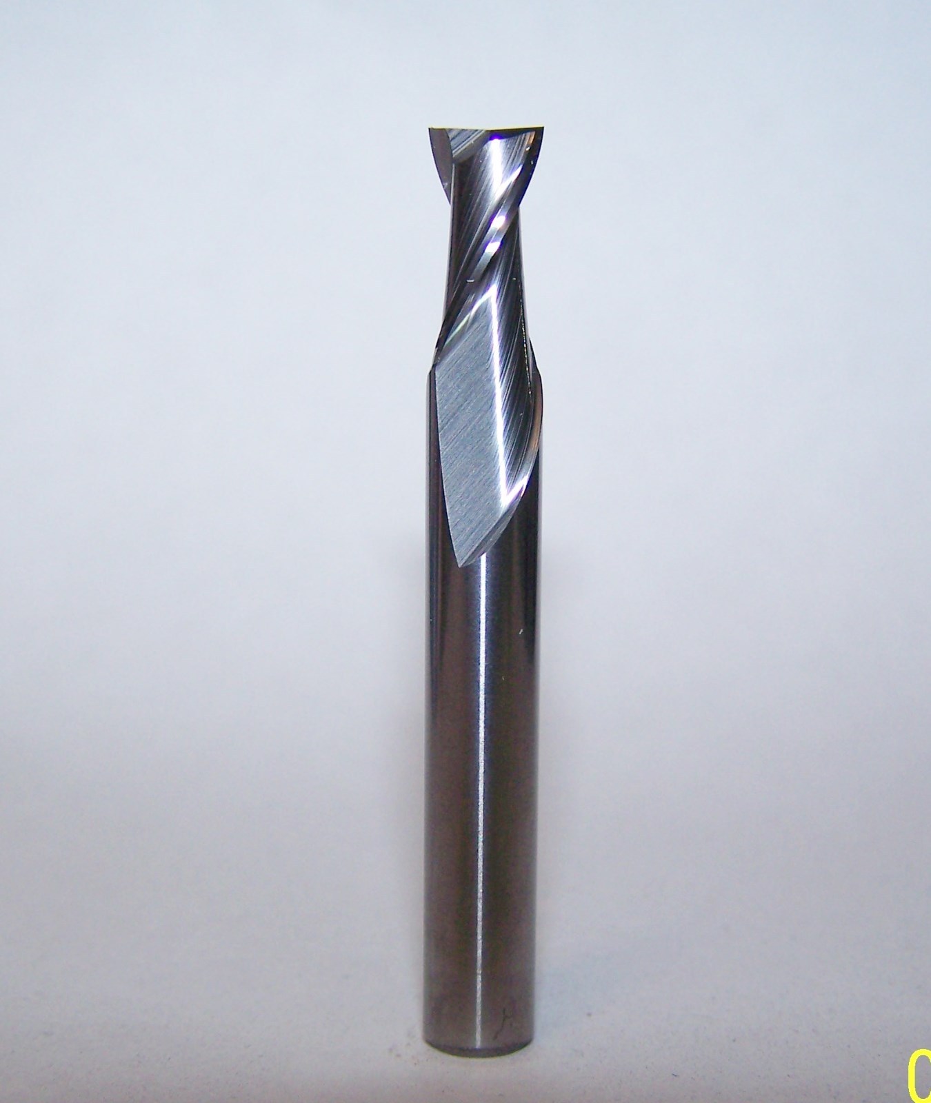 1/4" Carbide End Mill, 2 Flute Stub Length Flute Kyocera 1620-2500.500