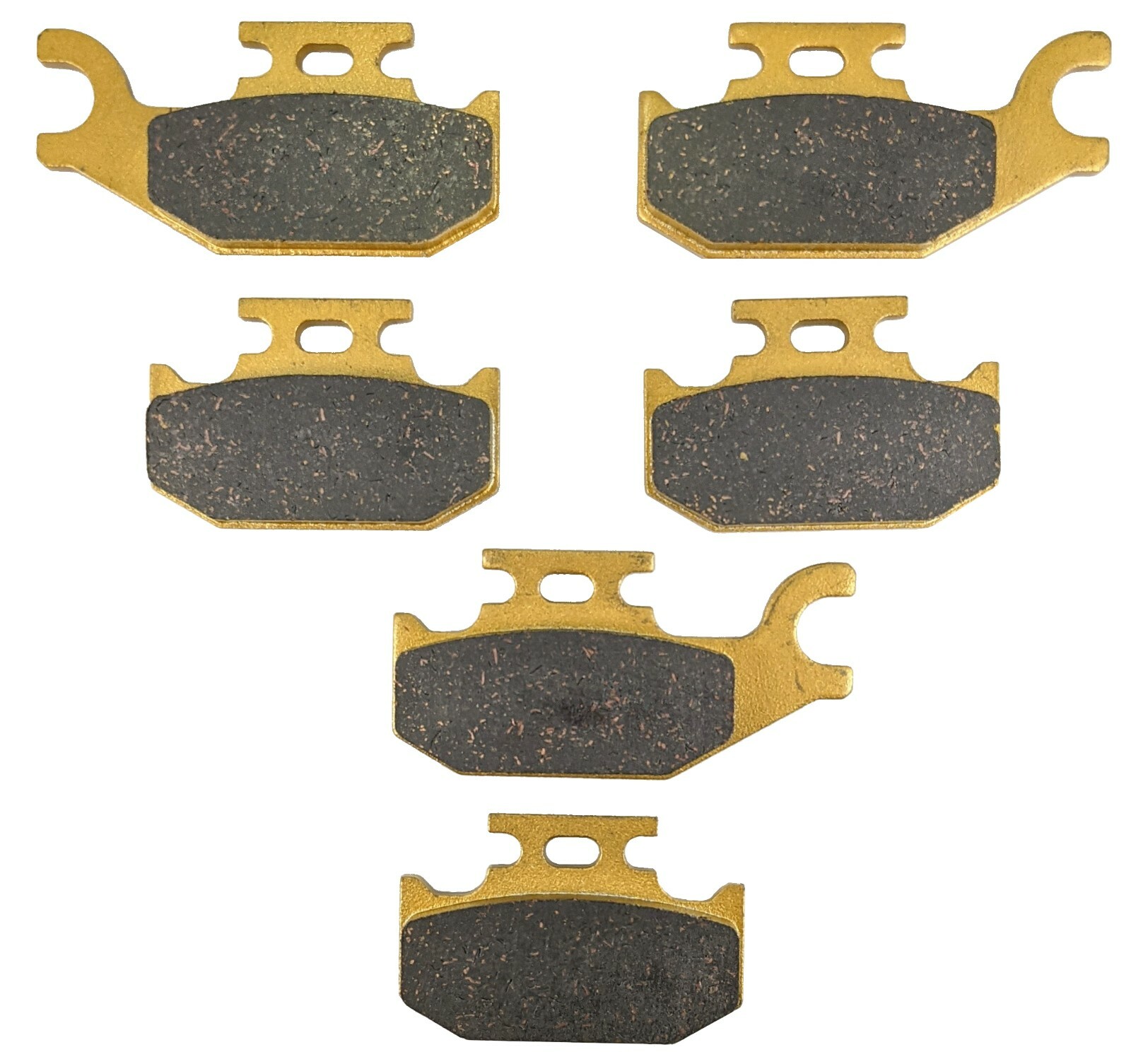 Can-Am Outlander 400, 500, 650, 800 2004-2012 Ceramic Front & Rear Brake Pad Set