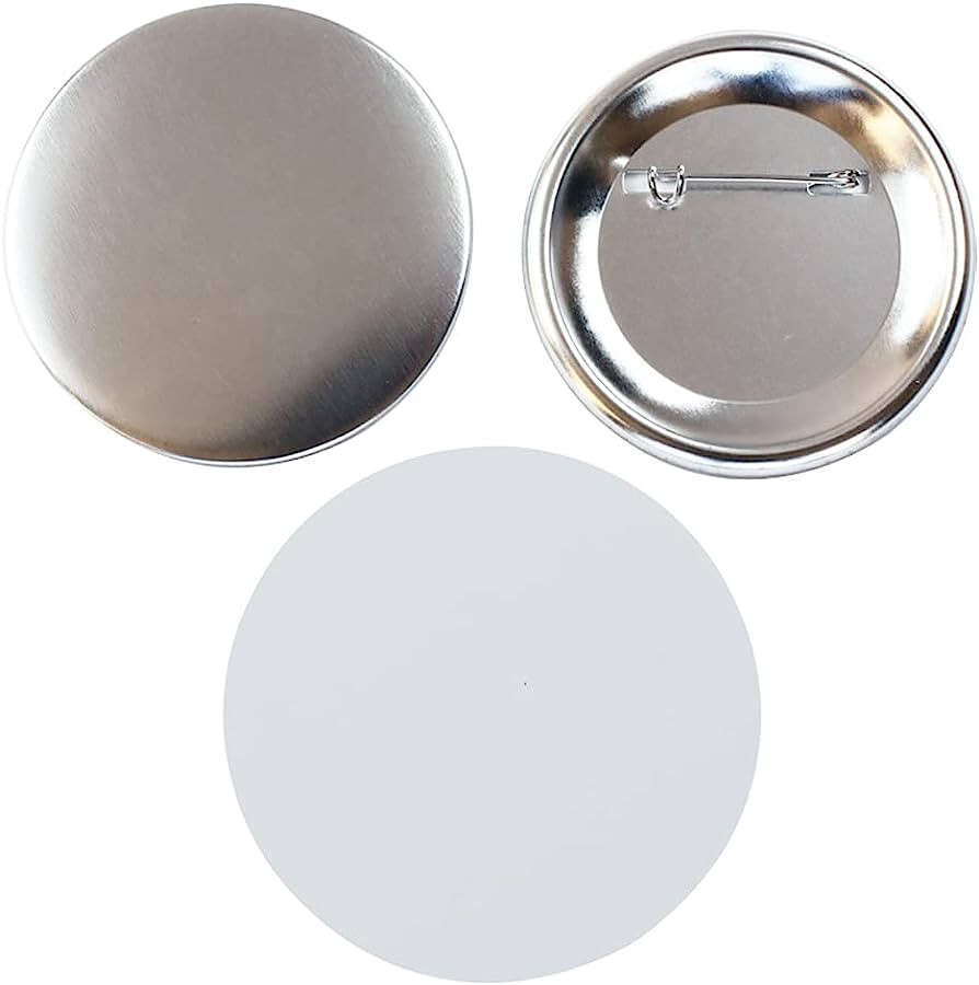 Button Badge Parts 2.75"/70mm 500 Pcs
