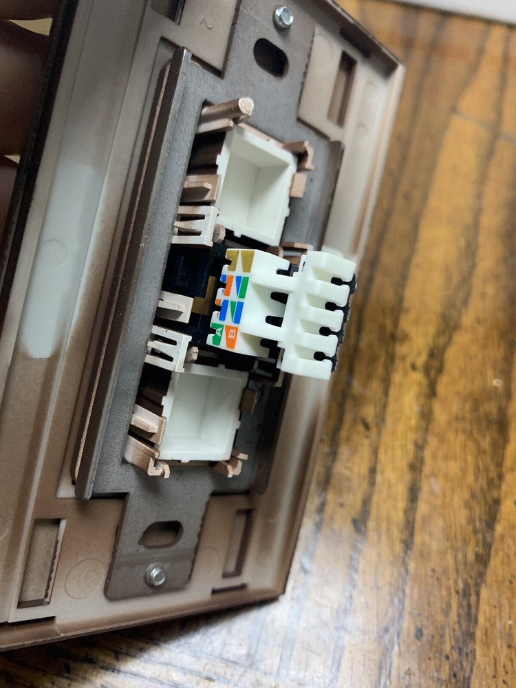 Lutron NT-PJ8-BR Telephone Jack