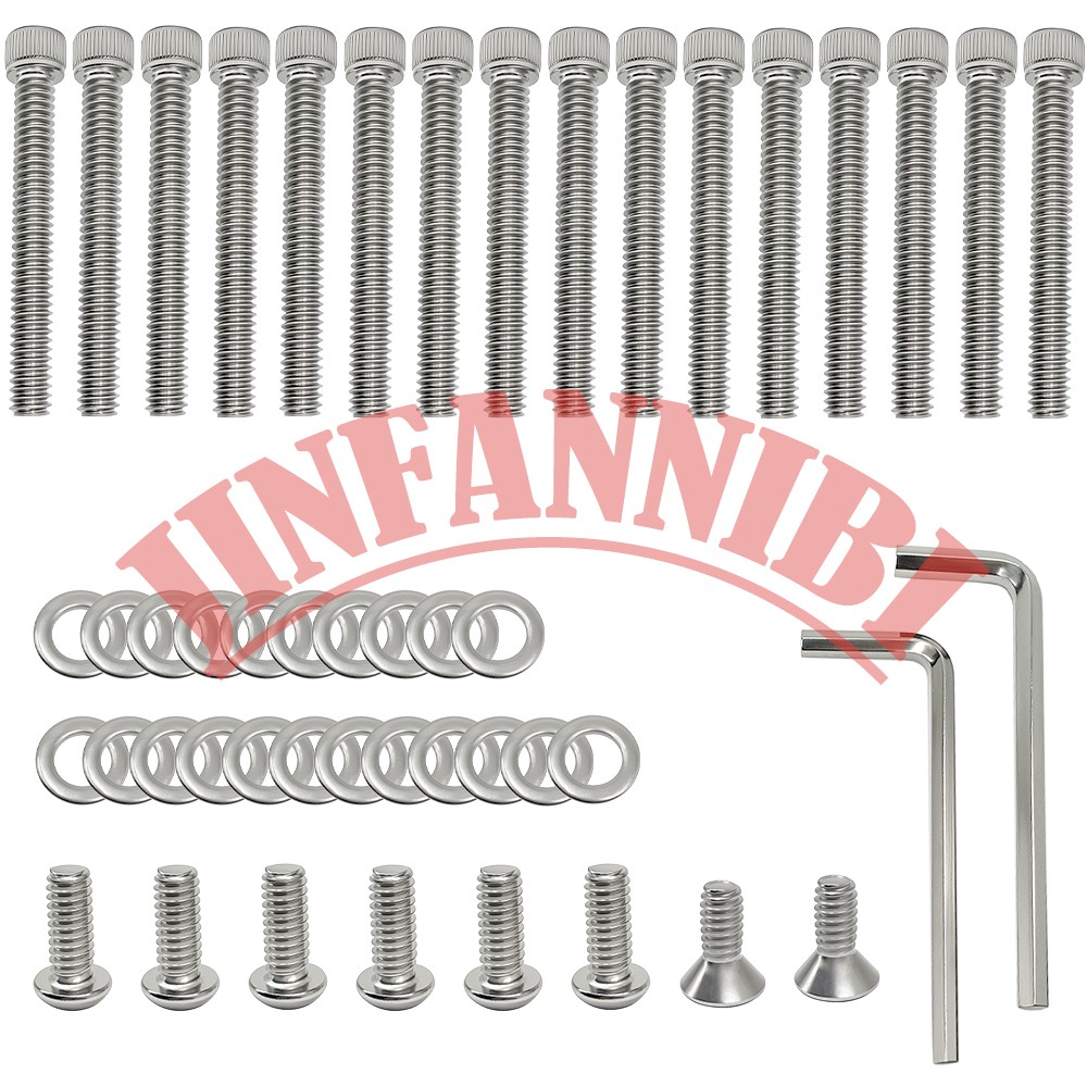 Primary Cover Gasket & Clutch Screws Bolt Seal Kit for Harley Sportster 1200 883