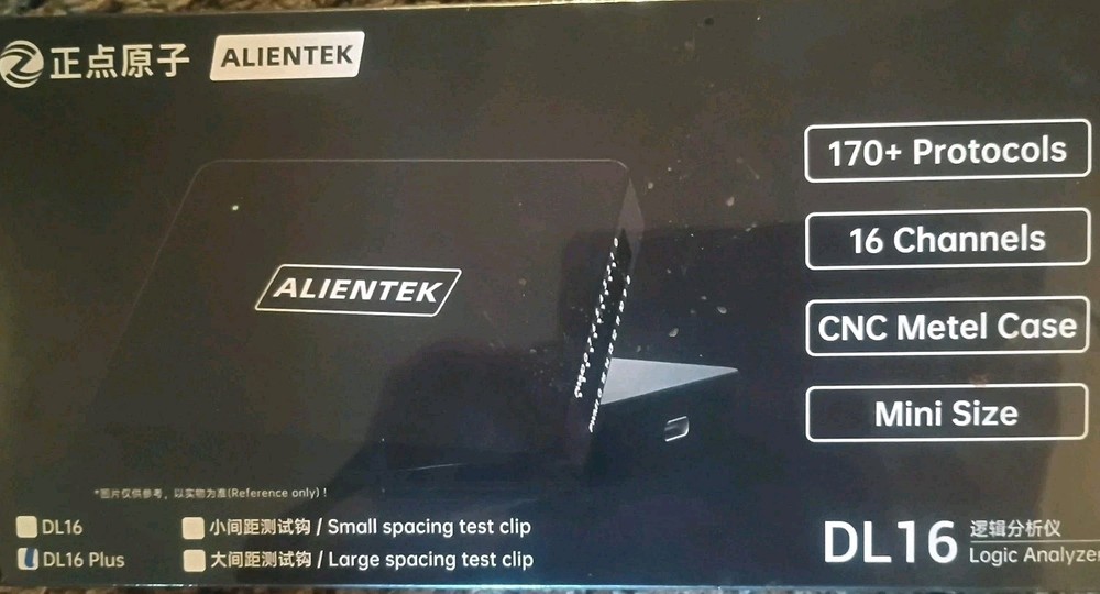 ALIENTEK DL16 Plus Mini Logic AnalyzerDebugger Protocall Data Decoding NEW
