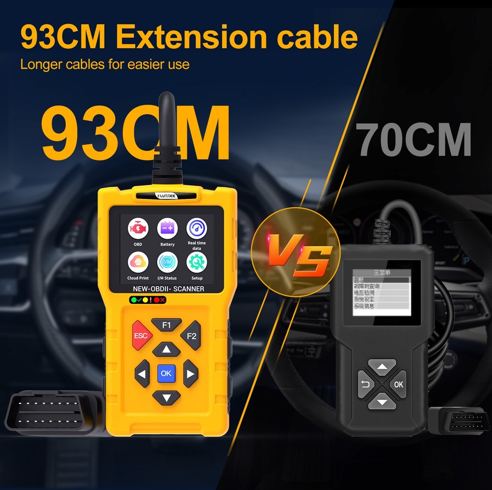 TopDiag T600 Automotive Automamatic OBD2 Scanner OBD Code Reader Cloud Pinrting