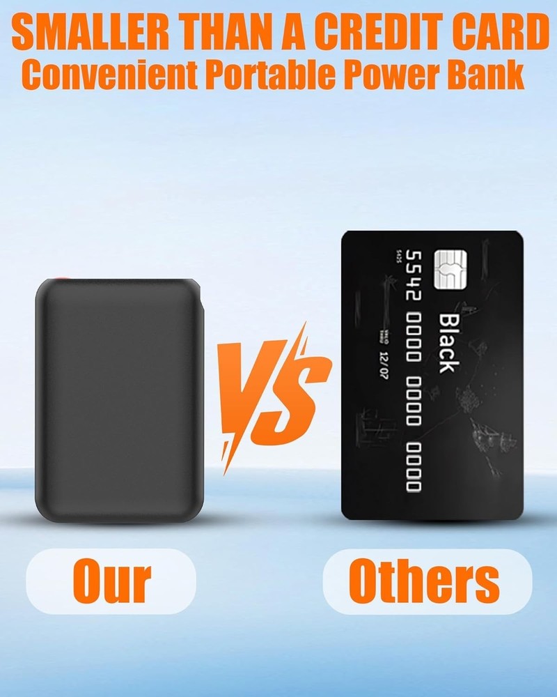 Reliable 5V2A Battery Pack for Heated Apparel - Pocket-Sized & Wireless Charging