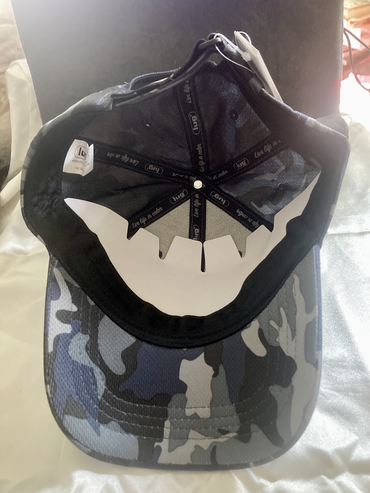 LUG Topper Baseball Cap - Camo Navy Hat - New With Tags
