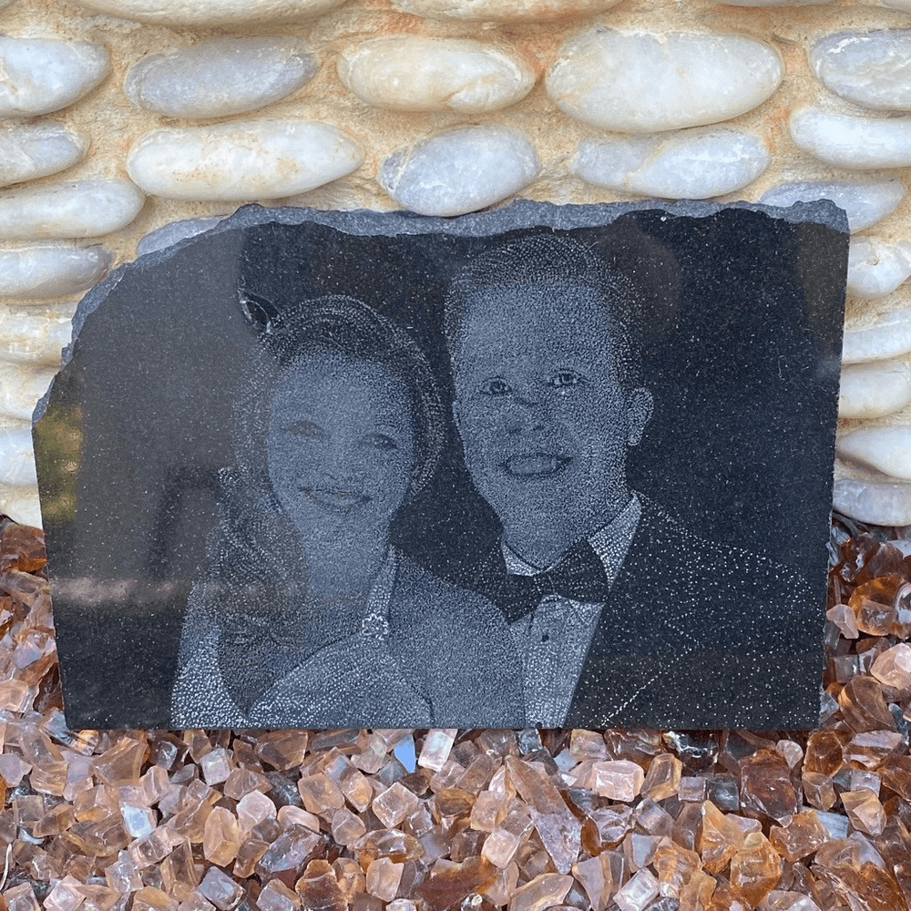 Black Engraved NBA Steph Curry Stone Plaque