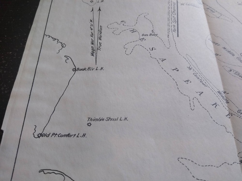 1915 York Split Channel Engineering Army Sketch Map