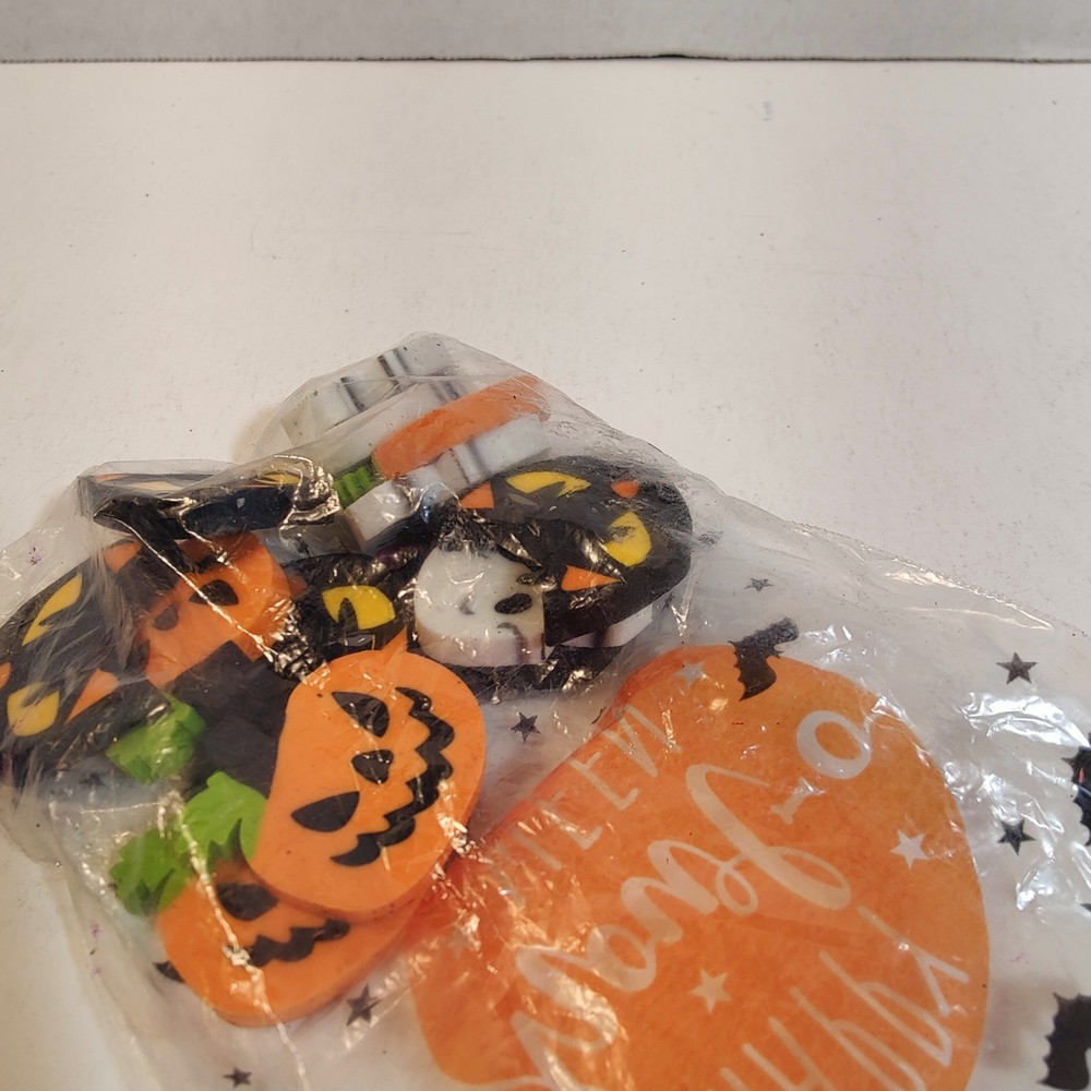 Various Halloween Erasers.