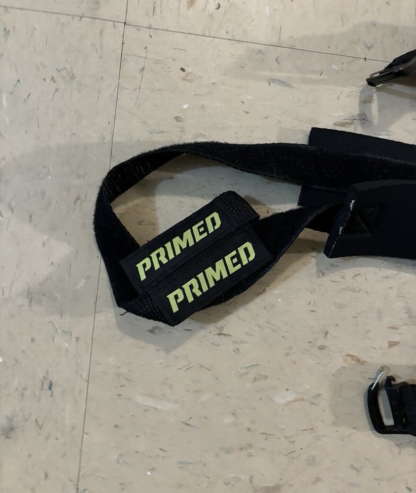 Primed Resistance Trainer Adjustable Straps Black Yellow Bands