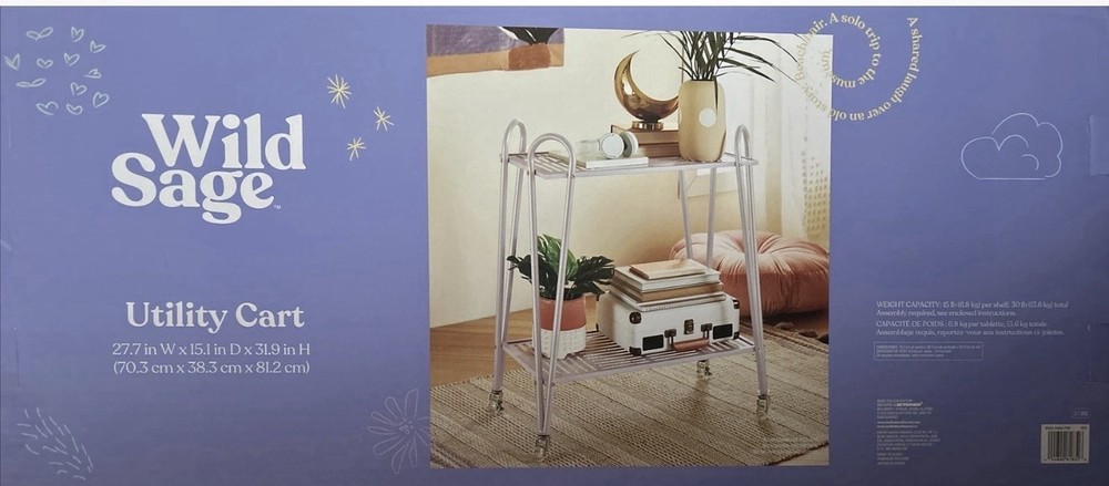 Wild Sage Utility Cart
