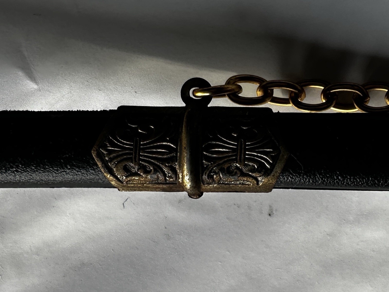 Metal Knight Medieval Renaissance King Sword Faux Jeweled w/scabbard Vntg 31”