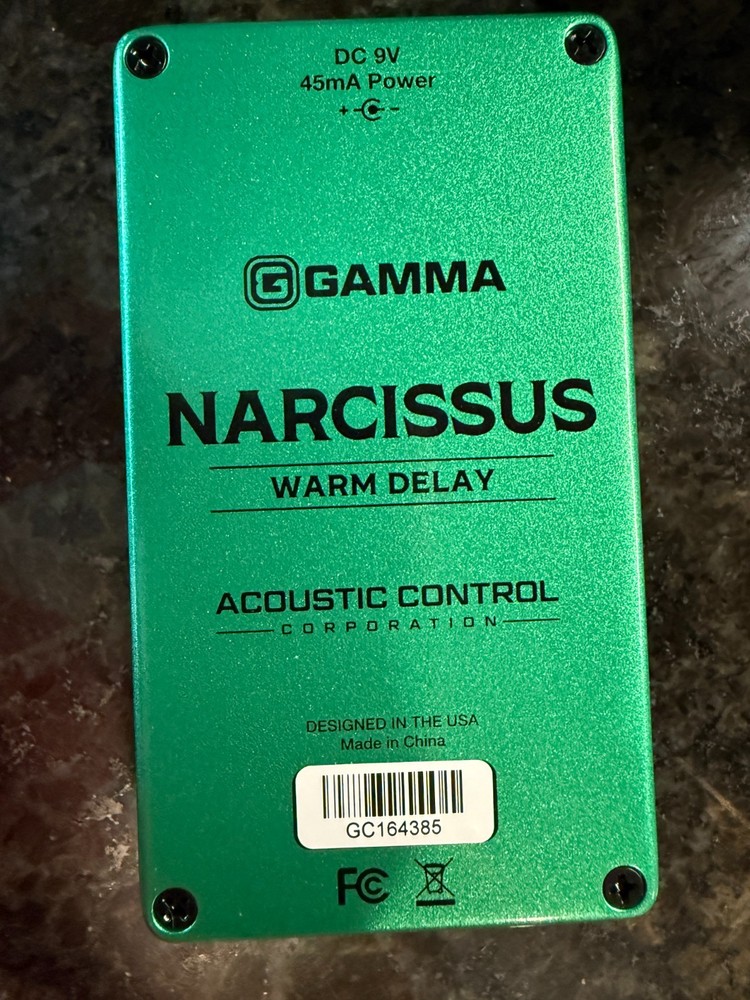 GAMMA Narcissus Warm Delay Effects Pedal